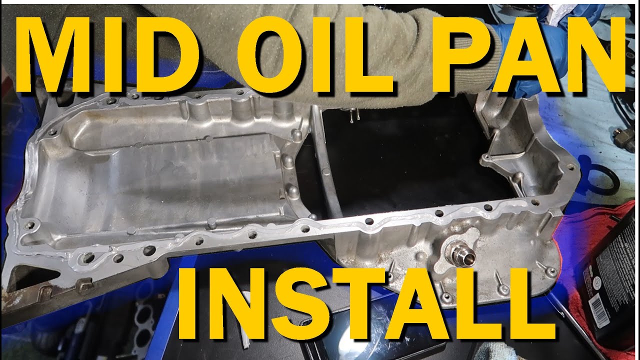 Mid Oil Pan or Second Oil Pan Install 2JZ to E46 Conversion YouTube
