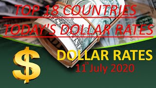 Dollar Rates For Today 11Th July 2020 Usd To Pkr,Inr,Nzd,Cny,Jpy,Ps,Tl,Slr,Etc Hot News Studio