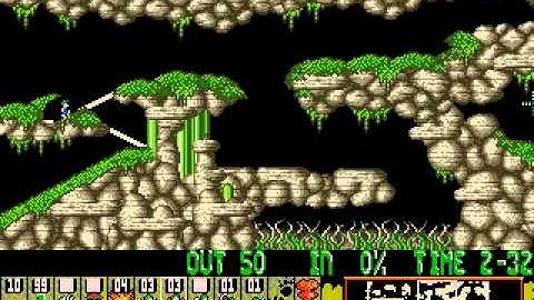 DOS Oh No! More Lemmings Wicked 11 ROCKY ROAD