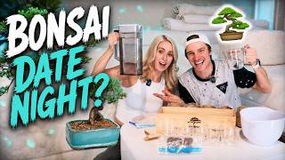 We Tried a Bonsai Kit for Date Night