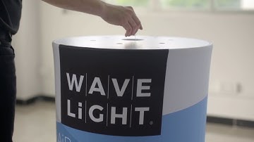 WaveLight Inflatable Backlit Counter by Best Tradeshow Display