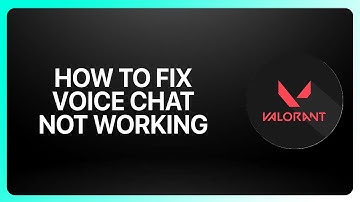 How To Fix Voice Chat Not Working in Valorant 2025! Tutorial