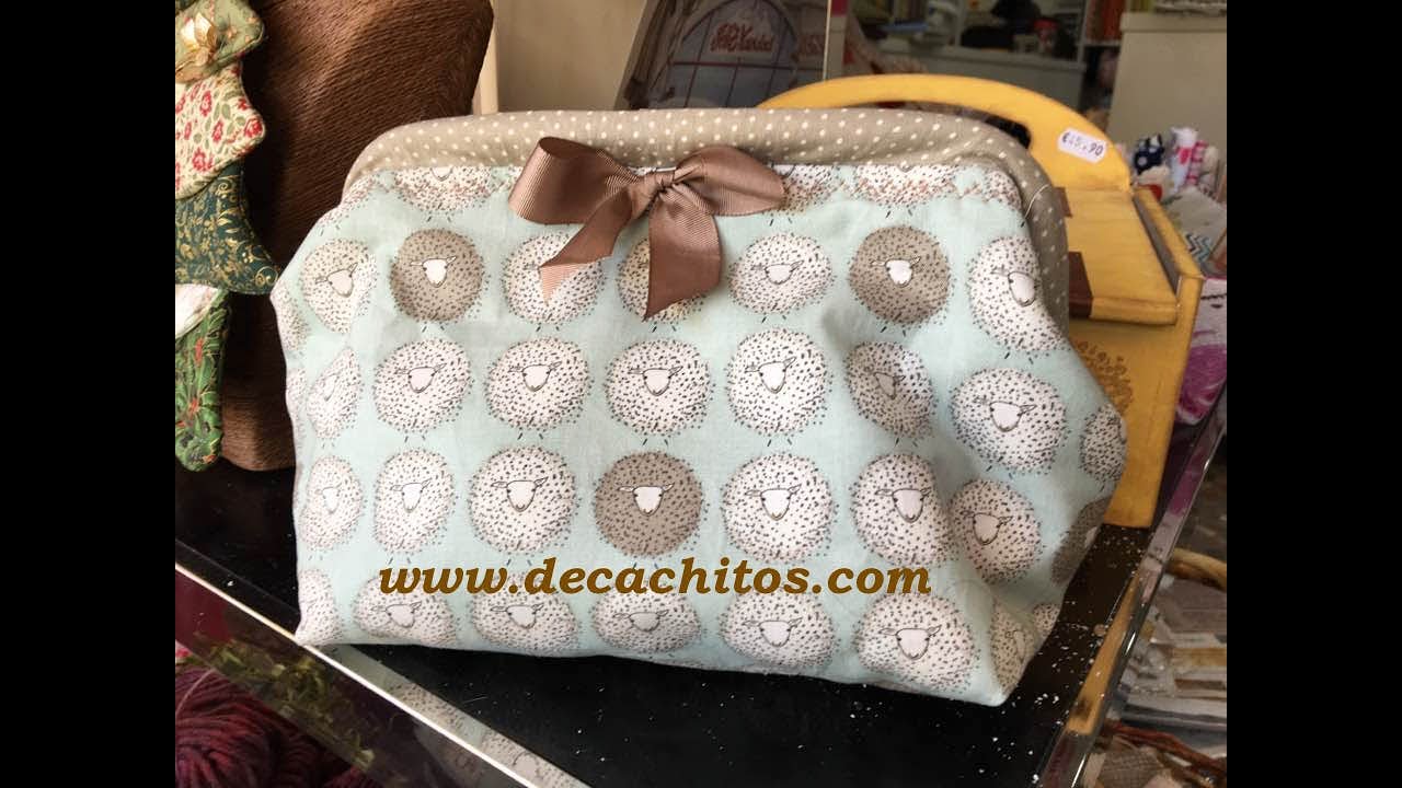 Vídeo tutorial. Vídeo 1- NECESER CON BOQUILLA TUBULAR INTERIOR. Diseñado por Raquel Gascón Gascón