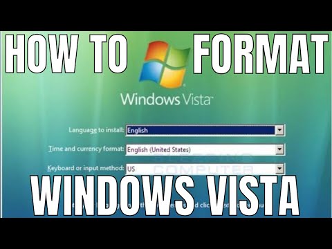 Windows Vista Formatting and Clean Installation