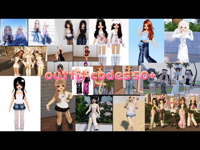 OUTFIT CODES RH DANCE STUDIO 50+ OUTFITS - YouTube