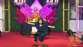 Golden Moves: Mesmerizing Dance Performance at the Ganpati Utsav in Gold Tower Amanora