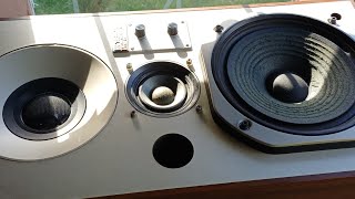 Technics SB-X3 Vintage speaker overview