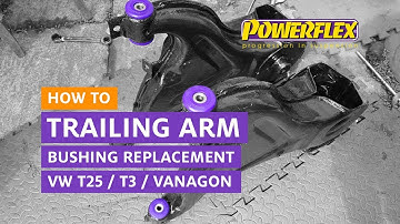 VW T3 / T25 / Vanagon - Trailing Arm Bushing Replacement