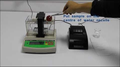 Demo Video for DahoMeter Solid Density Meter DA-300W/DE-120W