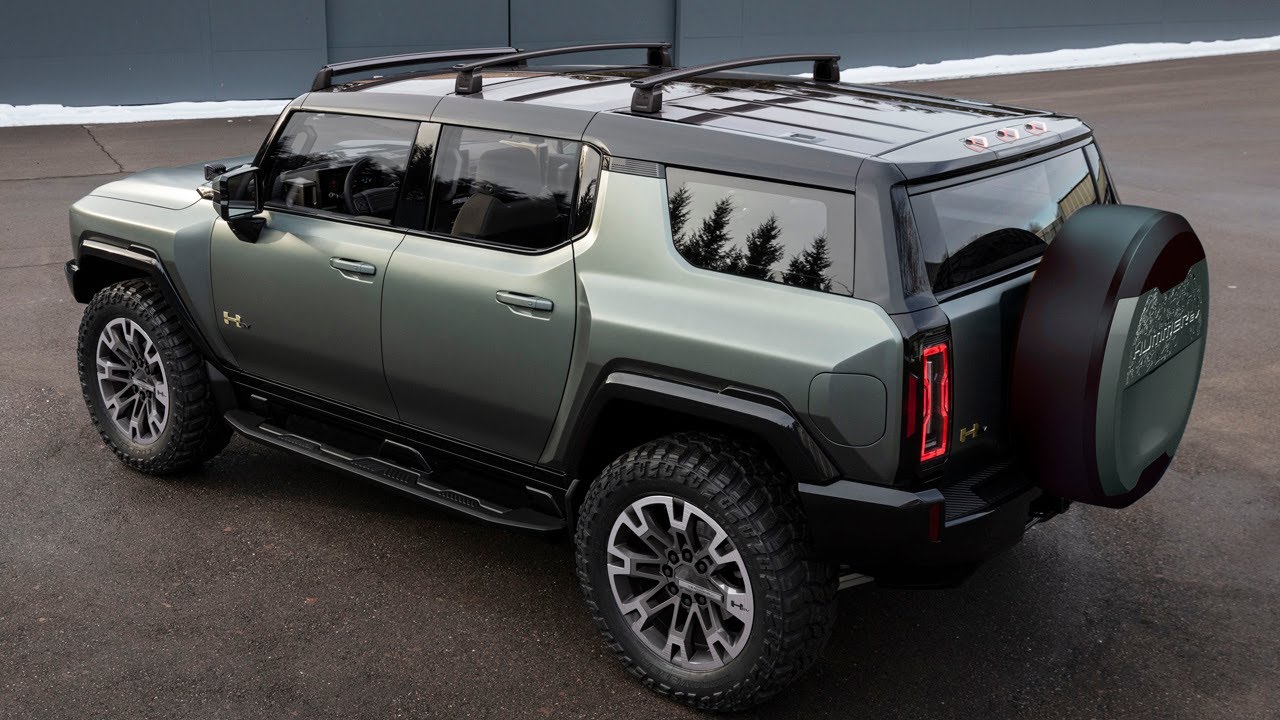 2024 GMC Hummer EV SUV Drive Exterior Interior Extract Crabwalk 4-Wheel Steering Modes Color Options