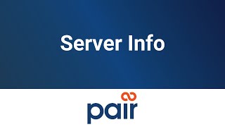Server Info