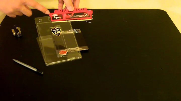 Unboxing - G.SKILL Ripjaws X Series 8GB 240-Pin DDR3 SDRAM DDR3 1600 (PC3 12800)