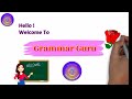 Welcome for grammar guru the english grammar channel