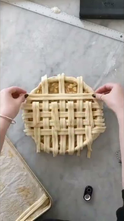 apple pie decoration ideas#pie #baking #trending #homemade #shorts