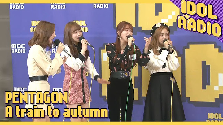 [IDOL RADIO]♬동전가왕♪가을로 가는 기차가 부르는 '데칼코마니'
