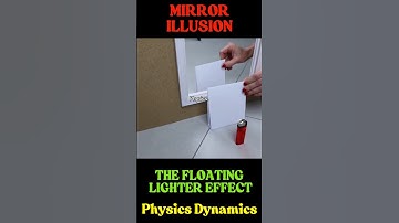 Defying Reality with Mirror Illusion 🔥 | Physics Magic Explained! #shorts