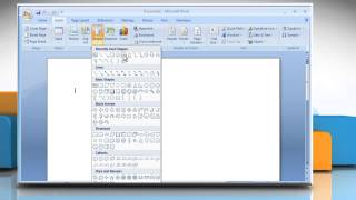 How to add 3D effects to a shape in Microsoft® Word 2007 :Tutorial
