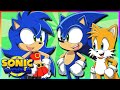 Sonic Meets Sonica | Tails Plays Sonic World (Female Sonic)