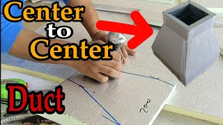 Center to Center Taper Piece Catting PI Duct | Khalid95