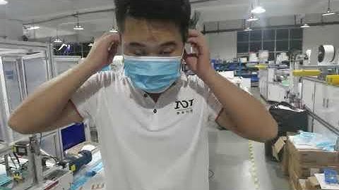 ICT fully automatic high-speed 1+1 mask production equipment machine