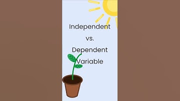 Independent Variable vs. Dependent Variable #biology