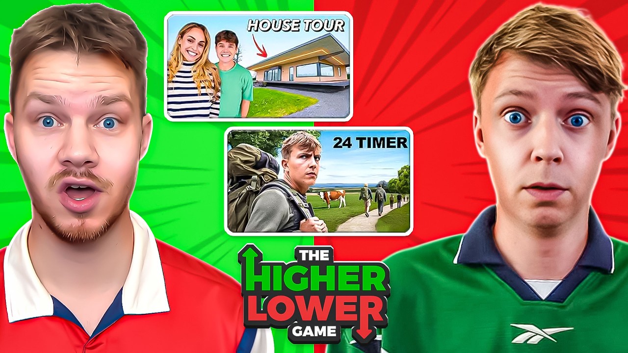 Higher or Lower med Danske YouTube videoer!