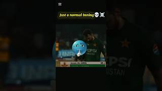 Salman ali aga normal inning☠️💀 #cricketshorts #cricketlover #sixless #cricketfans