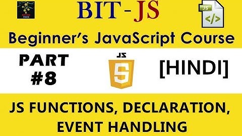 [HINDI] BIT-JS Beginner