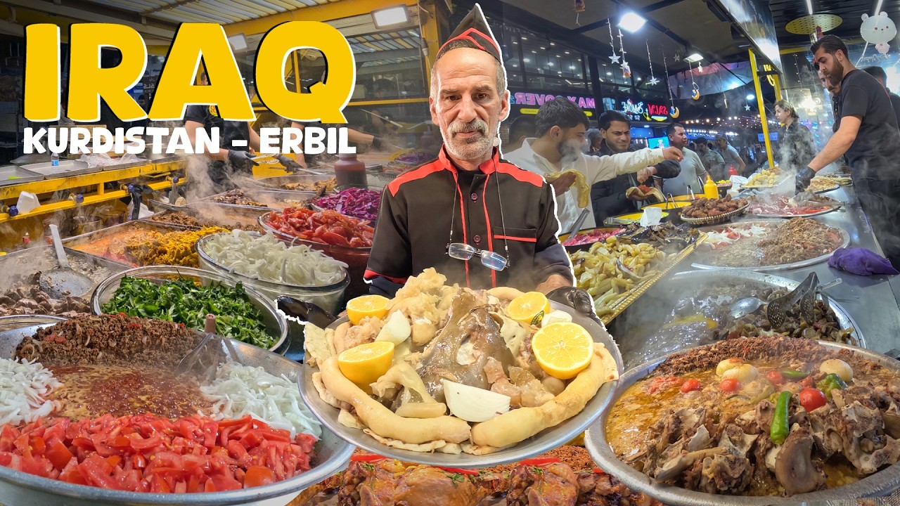 Что можно съесть за 1 доллар в Эрбиле, Курдистан 🇮🇶 | Уникальный тур по уличной еде в Ираке!
