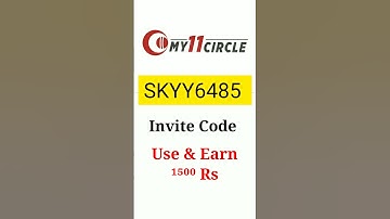 my 11 circle invite code || my 11 circle invite code kya dale #my11circleinvitecode