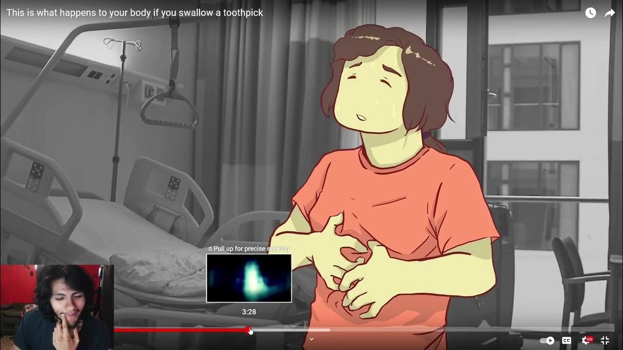 Pinkweenie Reacts to This is what happens to your body if you swallow a