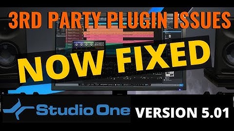 Studio One Version 5 | 3rd Party Plugin Issues FIXED!
