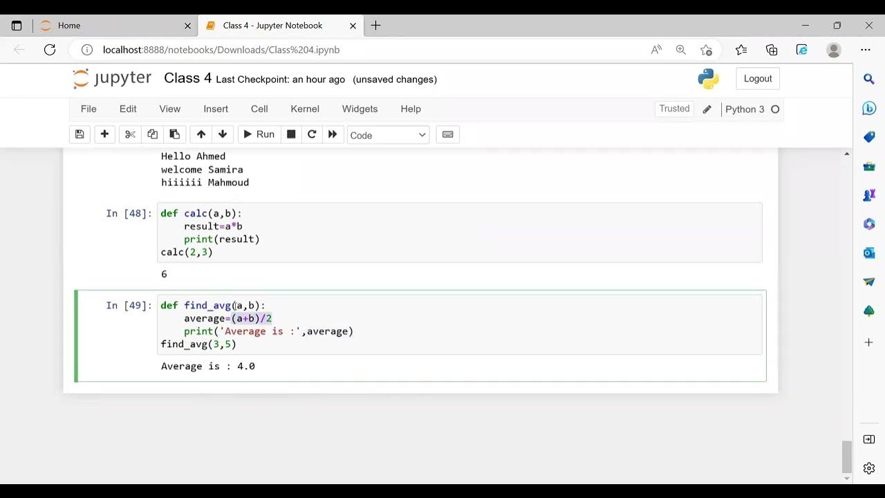 كورس تحليل البيانات للمبتدأين .. 14 .. FUNCTIONS - YouTube