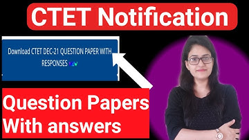Ctet Answer Key 2022| Ctet question paper with responses || Ctet New notification