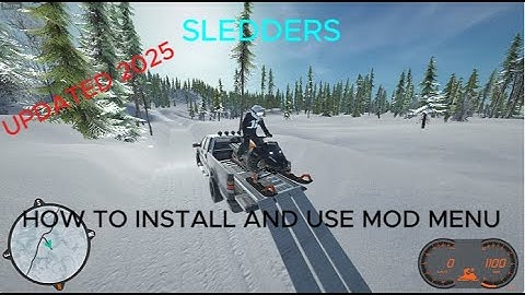 SLEDDERS: how to install and use the mod menu UPDATED 2025