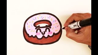 donut draw easy
