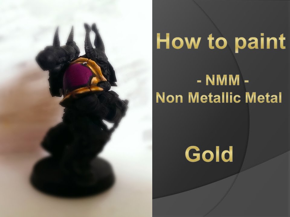Wargaming Tradecraft: Painting Non-Metallic Metals (NMM)