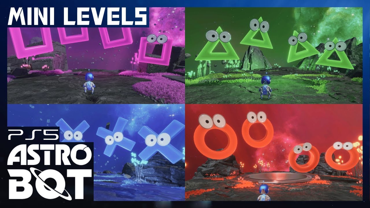 Astro Bot Mini Levels [1080p PS5] - No Commentary - YouTube