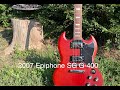 2007 Epiphone SG G 400 Demo Review Boxing & Send off