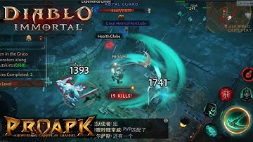 Diablo Immortal Necromancer Gameplay - Bounty Quests