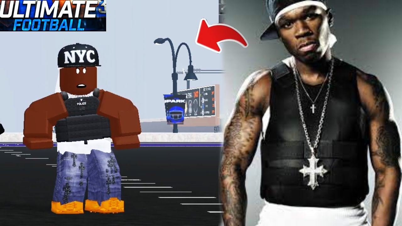 Playing As 50 Cent In Ultimate Football THIS HAPPEND Roblox 