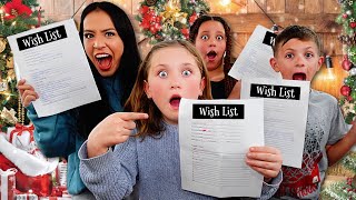 Wish Lists! What do they want for Christmas??