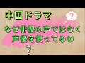 中国俳優が声優を使う理由•裏情報大公開！