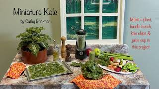 112 Scale Diy Dollhouse Miniature Project Kale Vegetable Plant, Leaf Bunch, Chips & Juice Cup
