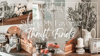 Decorating with Thrift Store Finds | Styling My Favorite THRIFTED Home Decor