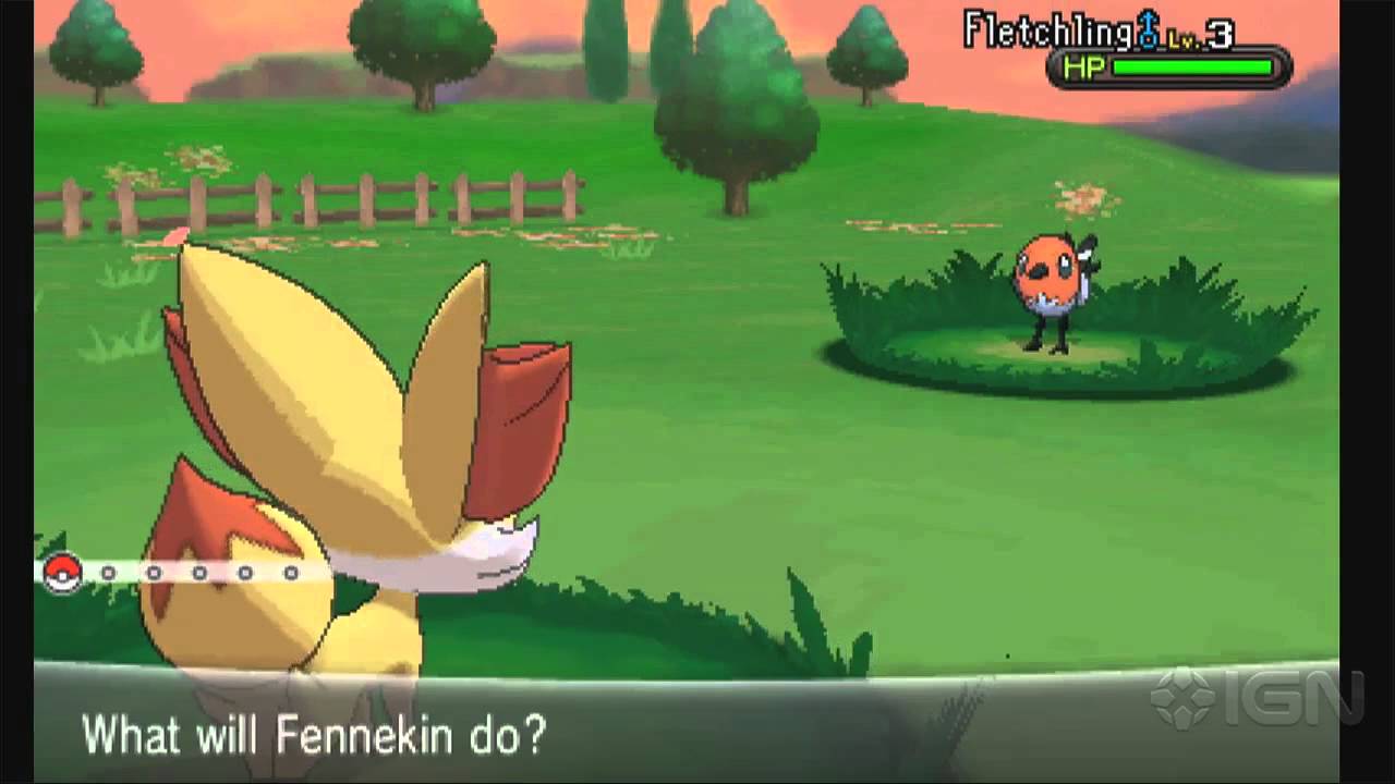Pokemon X and Y Walkthrough: Catching Your First Pokemon