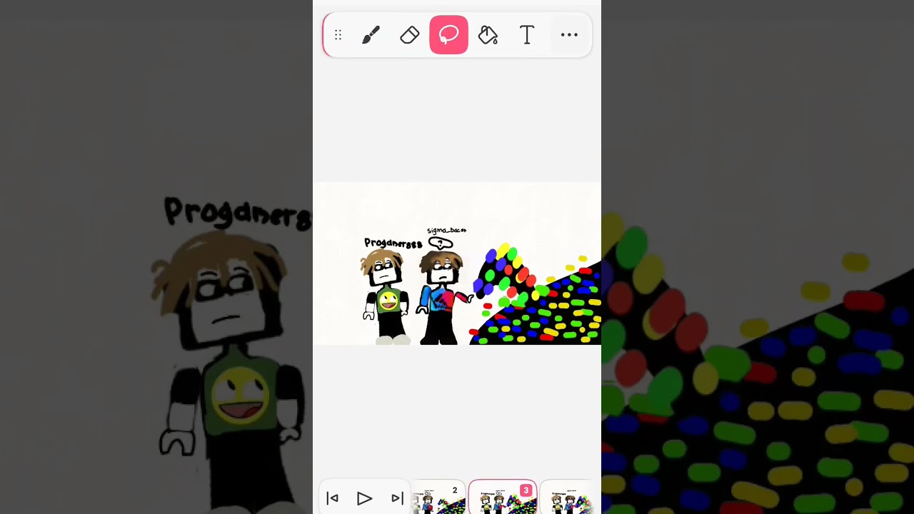 pibby glitch with my friend and me 