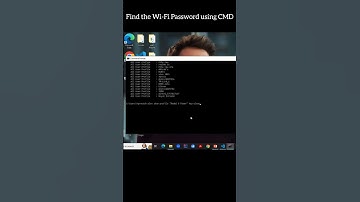Find wifi password using CMD #shorts #programming #python