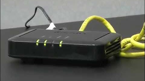 Actiontec GT701D Ethernet DSL Modem Demo
