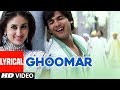 Ghoomar  lyrical song  chup chup ke  k k sunidhi chauhan  shahid kapoor kareena kapoor